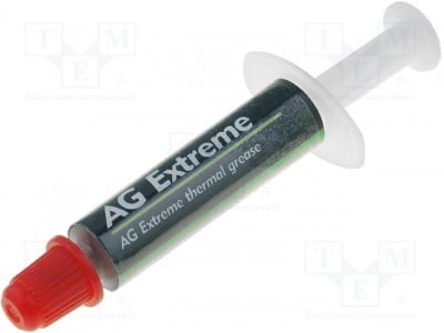 Паста термопроводяща PASTA-EXTREME-1 Термопроводяща паста; сив; 1g; AG K